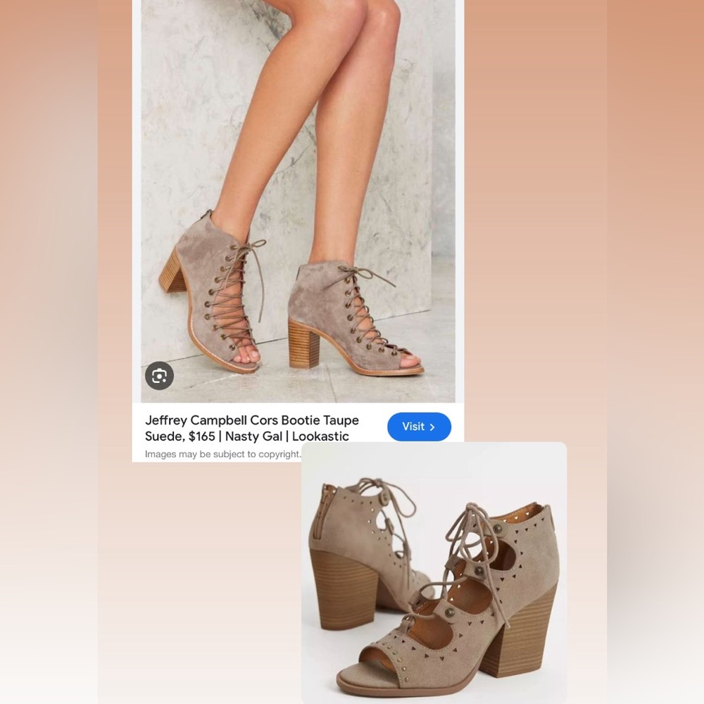 LAST PAIR! Buckle Suede Lace Up Heeled Summer Sandals